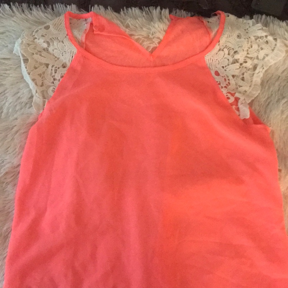 Neon blouse!
